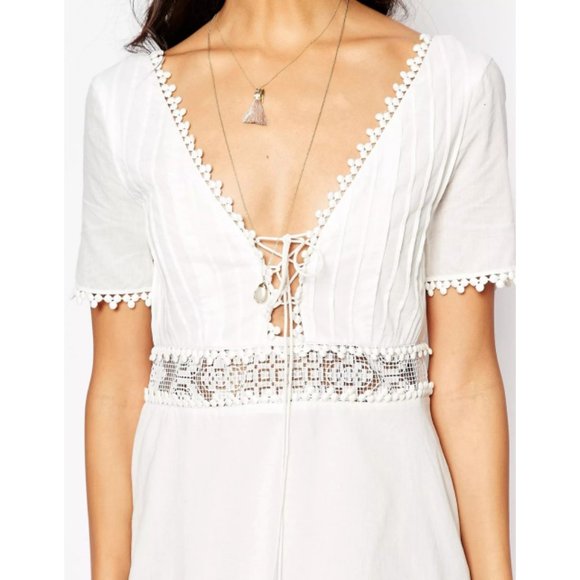 Jetset Diaries Grazie Lace-Up Cut-Outs Corset Mini - Picture 2 of 8